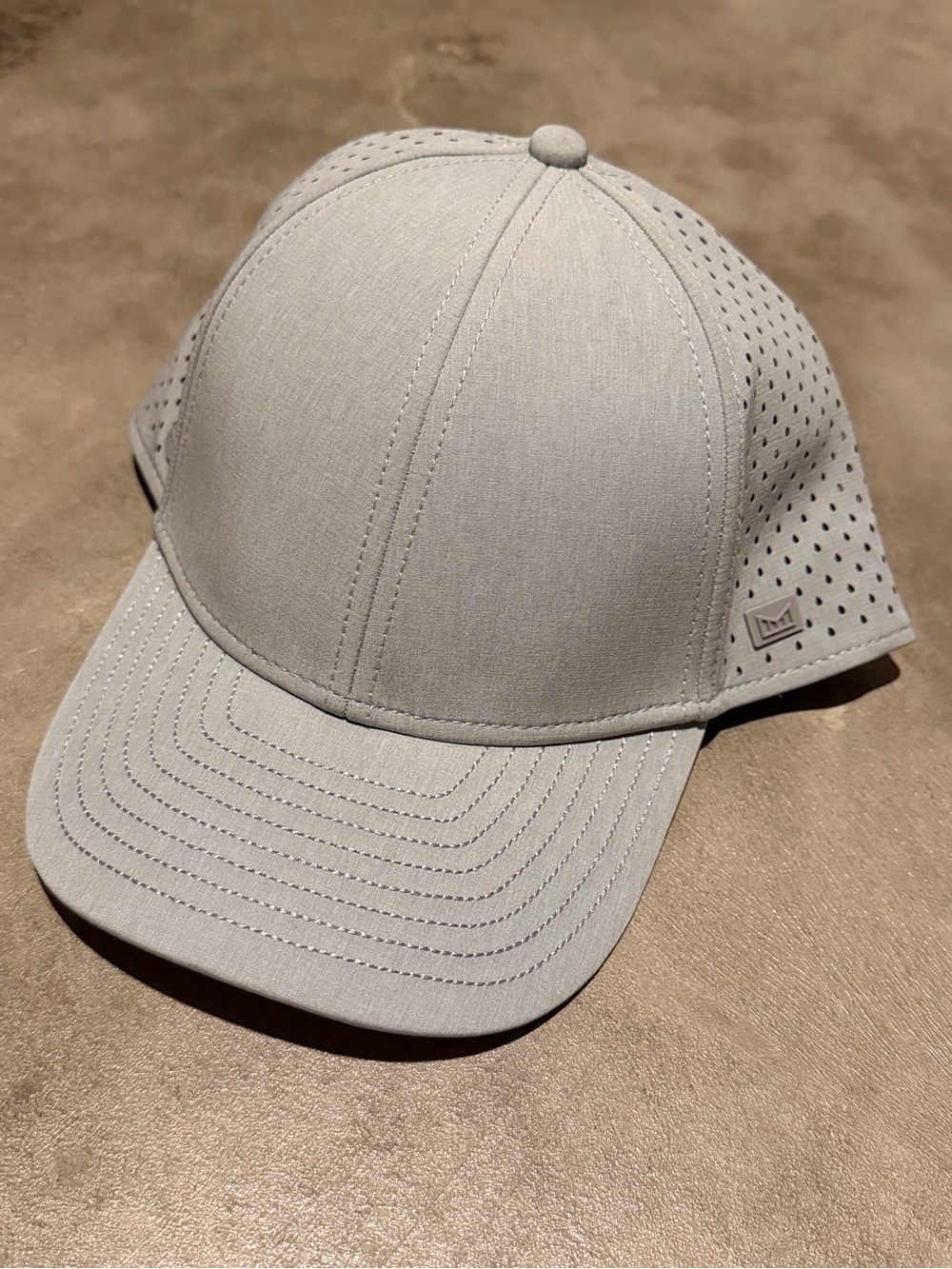 Melin Light Gray Golf Hat